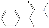 2-fluoro-N,N-dimethyl-2-phenylacetamide Struktur