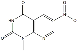 6-nitro-1-methylpyrido[2,3-d]pyrimidine-2,4(1H,3H)-dione Struktur