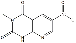 6-nitro-3-methylpyrido[2,3-d]pyrimidine-2,4(1H,3H)-dione Struktur