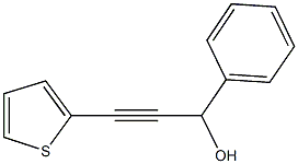 1-phenyl-3-(2-thienyl)-2-propyn-1-ol Struktur