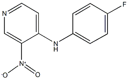 4-(4-fluoroanilino)-3-nitropyridine Struktur