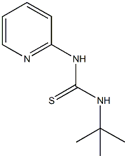 N-(tert-butyl)-N'-(2-pyridinyl)thiourea Struktur