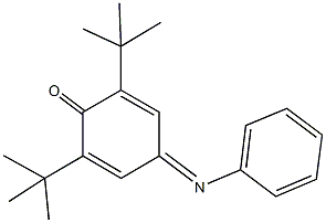 2,6-ditert-butyl-4-(phenylimino)-2,5-cyclohexadien-1-one Struktur