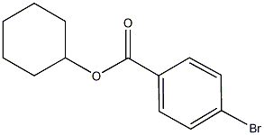 cyclohexyl 4-bromobenzoate Struktur