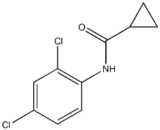 N-(2,4-dichlorophenyl)cyclopropanecarboxamide Struktur