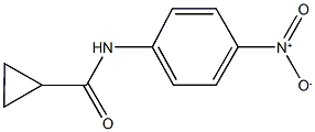 N-{4-nitrophenyl}cyclopropanecarboxamide Struktur