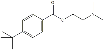 2-(dimethylamino)ethyl 4-tert-butylbenzoate Struktur