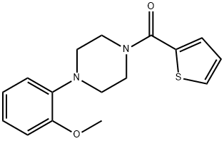 1-(2-methoxyphenyl)-4-(2-thienylcarbonyl)piperazine Struktur