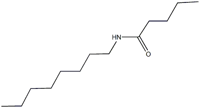 N-octylpentanamide Struktur