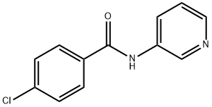 4-chloro-N-(3-pyridinyl)benzamide Struktur