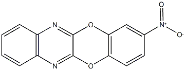 2-nitro[1,4]benzodioxino[2,3-b]quinoxaline Struktur