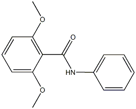 2,6-dimethoxy-N-phenylbenzamide Struktur