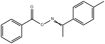 1-(4-methylphenyl)ethanone O-benzoyloxime Struktur