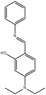 5-(diethylamino)-2-[(phenylimino)methyl]phenol Struktur