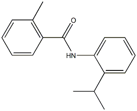 N-(2-isopropylphenyl)-2-methylbenzamide Struktur