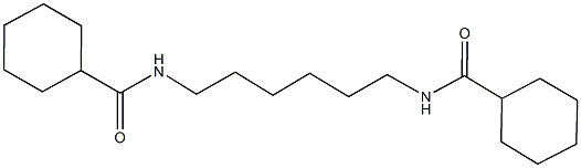 N-{6-[(cyclohexylcarbonyl)amino]hexyl}cyclohexanecarboxamide Struktur