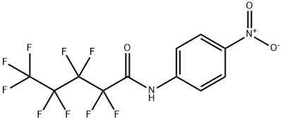 2,2,3,3,4,4,5,5,5-nonafluoro-N-{4-nitrophenyl}pentanamide Struktur