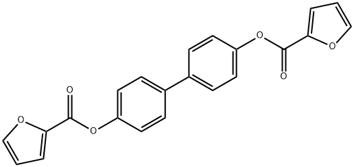 4'-(2-furoyloxy)[1,1'-biphenyl]-4-yl 2-furoate Struktur