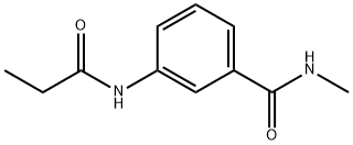 N-methyl-3-(propionylamino)benzamide Struktur