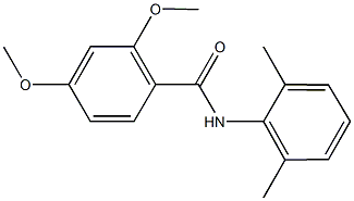 N-(2,6-dimethylphenyl)-2,4-dimethoxybenzamide Struktur