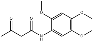 3-oxo-N-(2,4,5-trimethoxyphenyl)butanamide Struktur