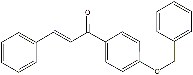 1-[4-(benzyloxy)phenyl]-3-phenyl-2-propen-1-one Struktur