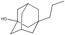 3-propyl-1-adamantanol Struktur