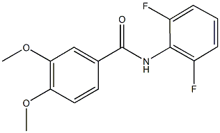 N-(2,6-difluorophenyl)-3,4-dimethoxybenzamide Struktur