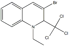 3-bromo-1-ethyl-2-(trichloromethyl)-1,2-dihydroquinoline Struktur