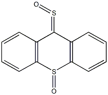 9-sulfinyl-9H-thioxanthene 10-oxide Struktur