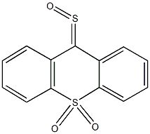 9-sulfinyl-9H-thioxanthene 10,10-dioxide Struktur