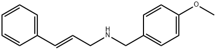 N-cinnamyl-N-(4-methoxybenzyl)amine Struktur