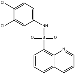 N-(3,4-dichlorophenyl)-8-quinolinesulfonamide Struktur