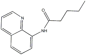 N-(8-quinolinyl)pentanamide Struktur