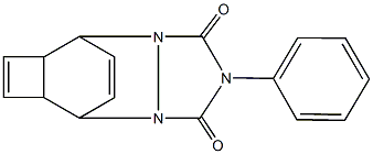 4-phenyl-2,4,6-triazatetracyclo[5.4.2.0~2,6~.0~8,11~]trideca-9,12-diene-3,5-dione Struktur