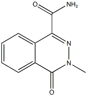 3-methyl-4-oxo-3,4-dihydro-1-phthalazinecarboxamide Struktur