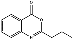 2-propyl-4H-3,1-benzoxazin-4-one Struktur