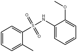 N-(2-methoxyphenyl)-2-methylbenzenesulfonamide Struktur