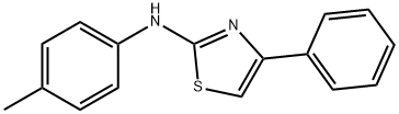 N-(4-methylphenyl)-N-(4-phenyl-1,3-thiazol-2-yl)amine Struktur