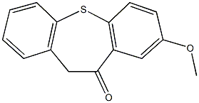 8-methoxydibenzo[b,f]thiepin-10(11H)-one Struktur