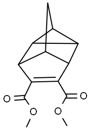 dimethyl tetracyclo[4.3.0.0~2,4~.0~3,7~]non-8-ene-8,9-dicarboxylate Struktur