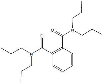 N~1~,N~1~,N~2~,N~2~-tetrapropylphthalamide Struktur