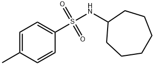 N-cycloheptyl-4-methylbenzenesulfonamide Struktur