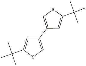 4,4'-bis[2-tert-butylthiophene] Struktur