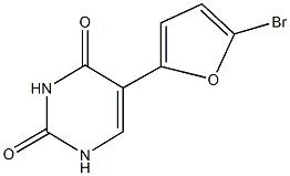 5-(5-bromo-2-furyl)-2,4(1H,3H)-pyrimidinedione Struktur