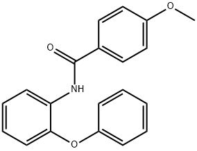 4-methoxy-N-(2-phenoxyphenyl)benzamide Struktur