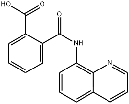 2-[(8-quinolinylamino)carbonyl]benzoic acid Struktur