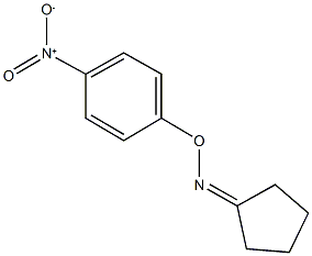 cyclopentanone O-{4-nitrophenyl}oxime Struktur