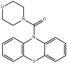 10-(4-morpholinylcarbonyl)-10H-phenothiazine Struktur