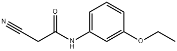 2-cyano-N-(3-ethoxyphenyl)acetamide Struktur